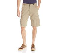 Wrangler Authentics Herren Klassische Cargo-Shorts mit Entspannter Passform Cargo Shorts, British Khaki Twill, 33 EU