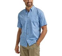 Wrangler Authentics Herren Short Sleeve Classic Plaid Shirt Hemd, Rivera, Klein