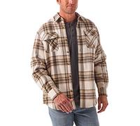 Wrangler Authentics Herren Langärmelige Hemdjacke mit Sherpa-Futter Hemd mit Button-Down-Kragen, Birke, XX-Large
