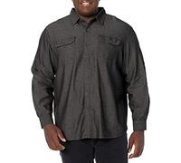 Wrangler Authentics Herren Langarm-Shirt. لال او ل ر ل ا ول langärmeliges Klassisches Gewebtes Button-Down Hemd, schwarz Denim, S