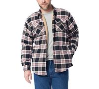 Wrangler Authentics Herren Langärmelige Hemdjacke mit Sherpa-Futter Hemd mit Button-Down-Kragen, Caviar, Klein
