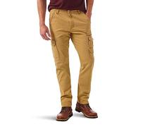 Wrangler Authentics Herren Regular Tapered Cargo Hose, Gebürstete Mandel, 30W / 32L