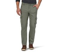 Wrangler Authentics Herren Regular Tapered Cargo Pant Hose, Dusty Olive, 40W / 30L