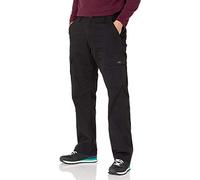 Wrangler Authentics Stretch-Cargohose für Herren, lockere Passform, Schwarz, 40W / 30L