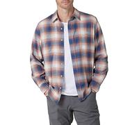 Wrangler Authentics Herren Wolken-Flanell-gewebtes Hemd mit Button-Down-Kragen, Copper Brown, Klein