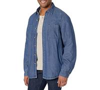 Wrangler Authentics Langärmelige Herren-Hemdjacke mit Sherpa-Futter, Indigo/Mandala-Traum, 3X-Groß