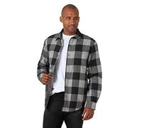 Wrangler Authentics Herren Long Sleeve Sherpa Lined Shirt Jacket Hemd, Grauer Büffel, XL