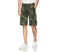 Wrangler Authentics Men's Big and Tall Big & Tall Premium Twill Cargo Short, Forest Green camo 50