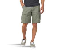 Wrangler Authentics Men's Big & Tall Classic Relaxed Fit Stretch Cargo Short, Green Camo, 54
