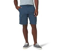 Wrangler Authentics Men's Big & Tall Classic Relaxed Fit Stretch Cargo Short, Midnight Blue, 46