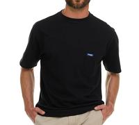 Wrangler Big and Tall T-Shirt für Herren - Baumwoll-T-Shirt mit Brusttasche, Schwarz, 3X