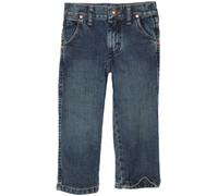 Wrangler Boys' Cowboy Cut Relaxed Fit Jean, Subtle Worn Denim, 11 Regular