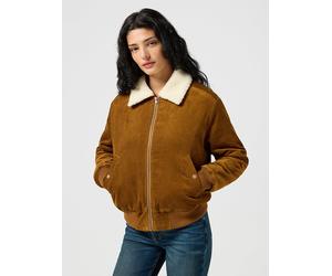 Wrangler Cordjacke in Braun - Größe S | Damenjacken