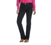 Wrangler Damen Cool Vantage Q-Baby Mid Rise Boot Cut Ultimate Reitjeans Jeans, Dunkle Dynastie, 15W x 32L