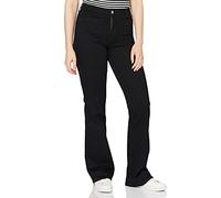 Wrangler Flare Jeans mit High Waist in Schwarz W32 / L32 Slim Fit