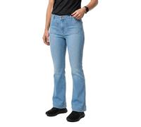 Wrangler Flare Jeans mit High Waist in Hellblau W30 / L32 Slim Fit