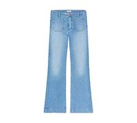 Wrangler Flare Jeans mit High Waist in Hellblau W31 / L32 Slim Fit