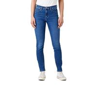 Wrangler Jeans Skinny Fit mit High Rise in blauem Camellia W26 / L32 Skinny Fit