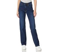 Wrangler Damen High Rise True Straight Fit Jeans, Stockton, 6W x 34L