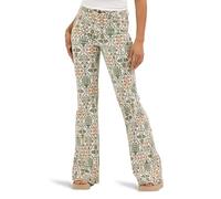 Wrangler Damen High Waist Fierce Flare Jeans, Vintage Garden, 6-32