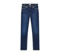 Skinny-fit-Jeans WRANGLER "SIENNA", Damen, Gr. 33, Länge 32, nightshade, Denim/Jeans, Obermaterial: 82% Baumwolle, 8% Lyocell, 8% Polyester, 2% Elasthan, unifarben, skinny fit lang, Jeans, im Five-Poc