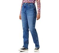 Wrangler Damen Mom Straight Jeans, Smoke Sea, 36W / 32L