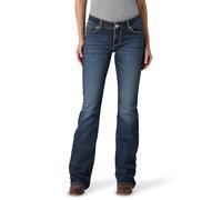 Wrangler Damen Western Mid Rise Stretch Boot Cut Jeans, Mittlere Wäsche, 46