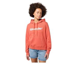 Wrangler Damen Regular Hoodie Sweatshirt, Burnt Sienna, L EU