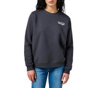 Wrangler Damen Regular Sweat Sweatshirt, Faded Black, S