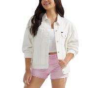 Wrangler Damen Relaxed Fit Girlfriend Jeansjacke, Quarz, L
