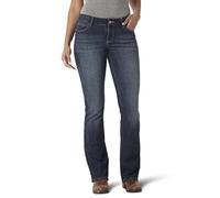 Wrangler, Damen-Western-Jeans, mittelhohe Stretch-Bootcut-Jeans, Marineblau, 15-34