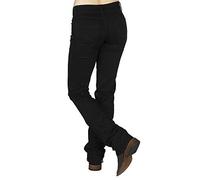 Wrangler Damen Western Mid Rise Stretch Boot Cut Jeans, schwarz, 9W x 32L