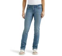 Wrangler Damen Western Mid Rise Stretch Straight Leg Jeans, Brianna, ^
