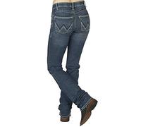 Wrangler Damen Willow Mid Rise Boot Cut Ultimate Riding Jeans, Davis, 32