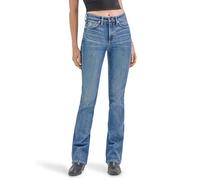 Wrangler Damen Women's High-Rise Bootcut Jeans, Denim Dunkelblau, 30-32