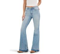 Wrangler Damen Women's High Waisted Fierce Flare Jeans, Oase, 12-32