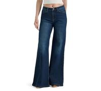 Wrangler Damen Women's Wide Leg Flare Jeans, Paisley, 14-32