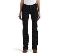 Wrangler Damen Women's Willow Mid Rise Performance Waist Boot Cut Ultimate Riding Jeans, Molly, 33-34