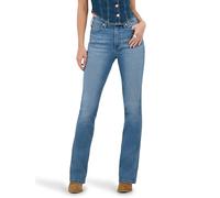 Wrangler Damen X Lainey Wilson Boot Huggers Jeans, Blaue Waschung, 28-32