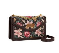 Wrangler Flap Crossbody Geldbörse für Damen Floral Tooled Umhängetasche, Floral-Coffee, Small, Crossbody-Handtaschen