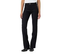 Bootcut-Jeans WRANGLER "Flare" Gr. 34, Länge 32, retro black Damen Jeans (97997330-34) retro black