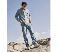 Wrangler Frontier Jeans Straight Fit aus blauem Denim W36 / L34 Loose Fit