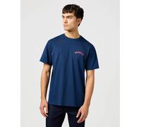 Wrangler - Grafik-T-Shirt, marineblau XL
