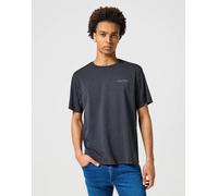 Wrangler - Grafik-T-Shirt, verblasst, schwarz XL