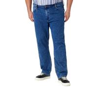 Wrangler Herrenjeans Greensboro The Stone Ride Baumwoll-Stretch Blau W36/L36