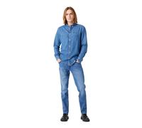 Wrangler Greensboro Jeans Straight Leg in Used-Optik W44 / L32 Regular Fit