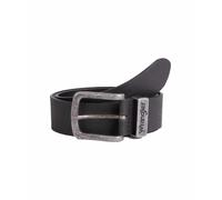 Wrangler Gürtel Metal Loop aus Rindspaltleder in Schwarz 85