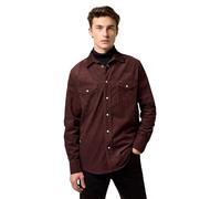 Wrangler - Hemd Herren - Regular Fit - Western Cord Shirt - Mahagoni