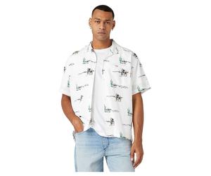 Wrangler Hemd - Regular fit - in Weiß - Größe S | Herren Plussize