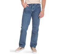 Wrangler Herren Classic 5-Pocket Regular Fit Cotton Jeans, Stonewash Dark, 33W / 29L